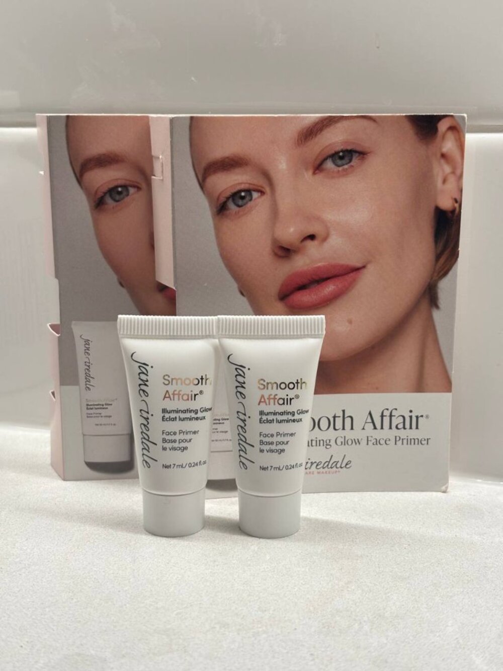 Jane Iredale Smooth Affair Illuminating Glow Face Primer 0.24 oz X 2 NEW